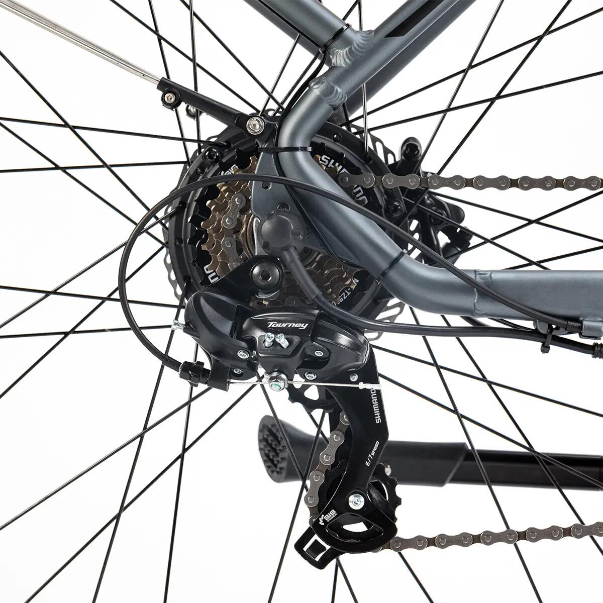EBIKE-28 PRO, Alu.SHIMANO 7 Vitesses,Frein disque Hydr. Bat.Lithium 48V 13Ah 10/15