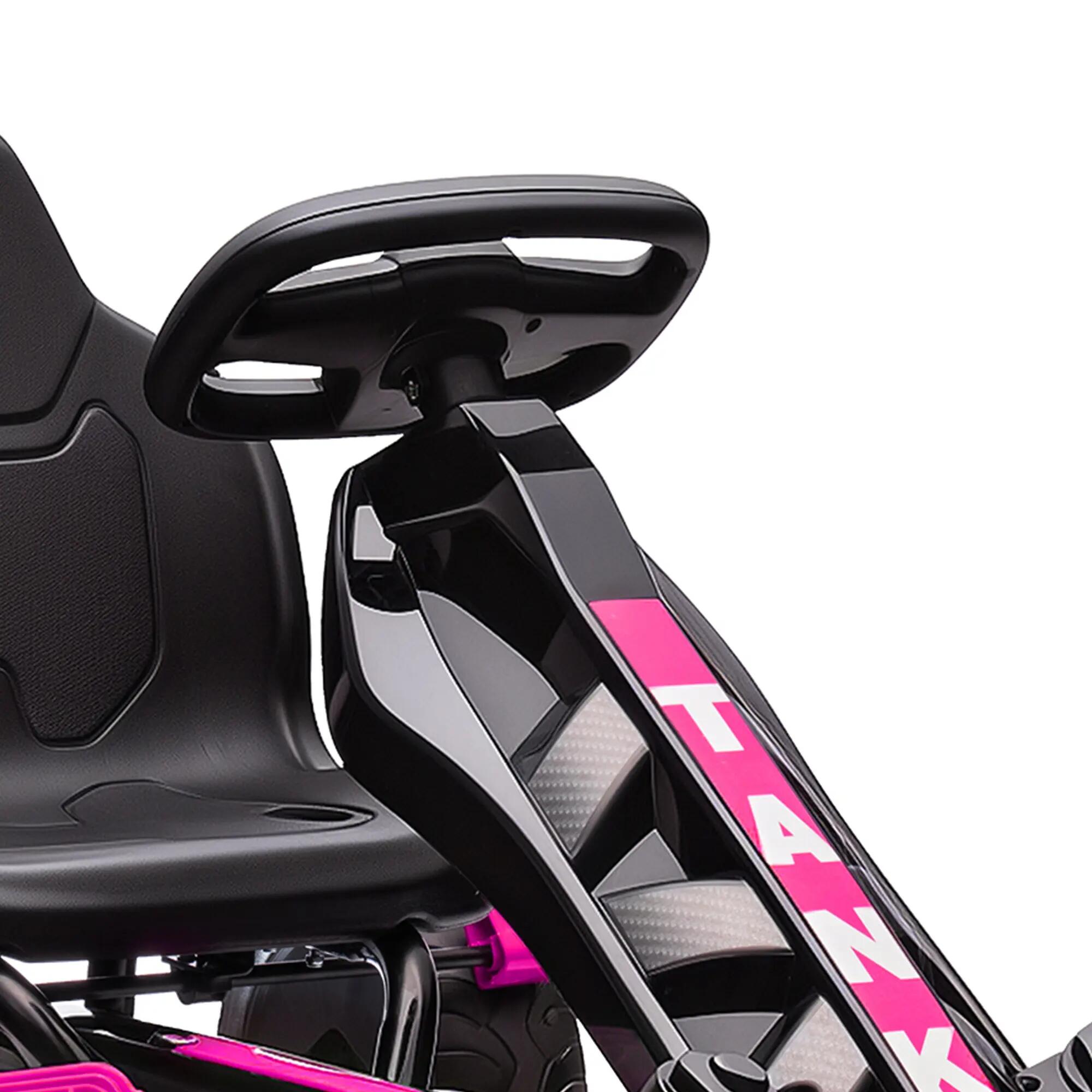 Kart a pedais 100x59x60.5 cm rosa AIYAPLAY 4/4