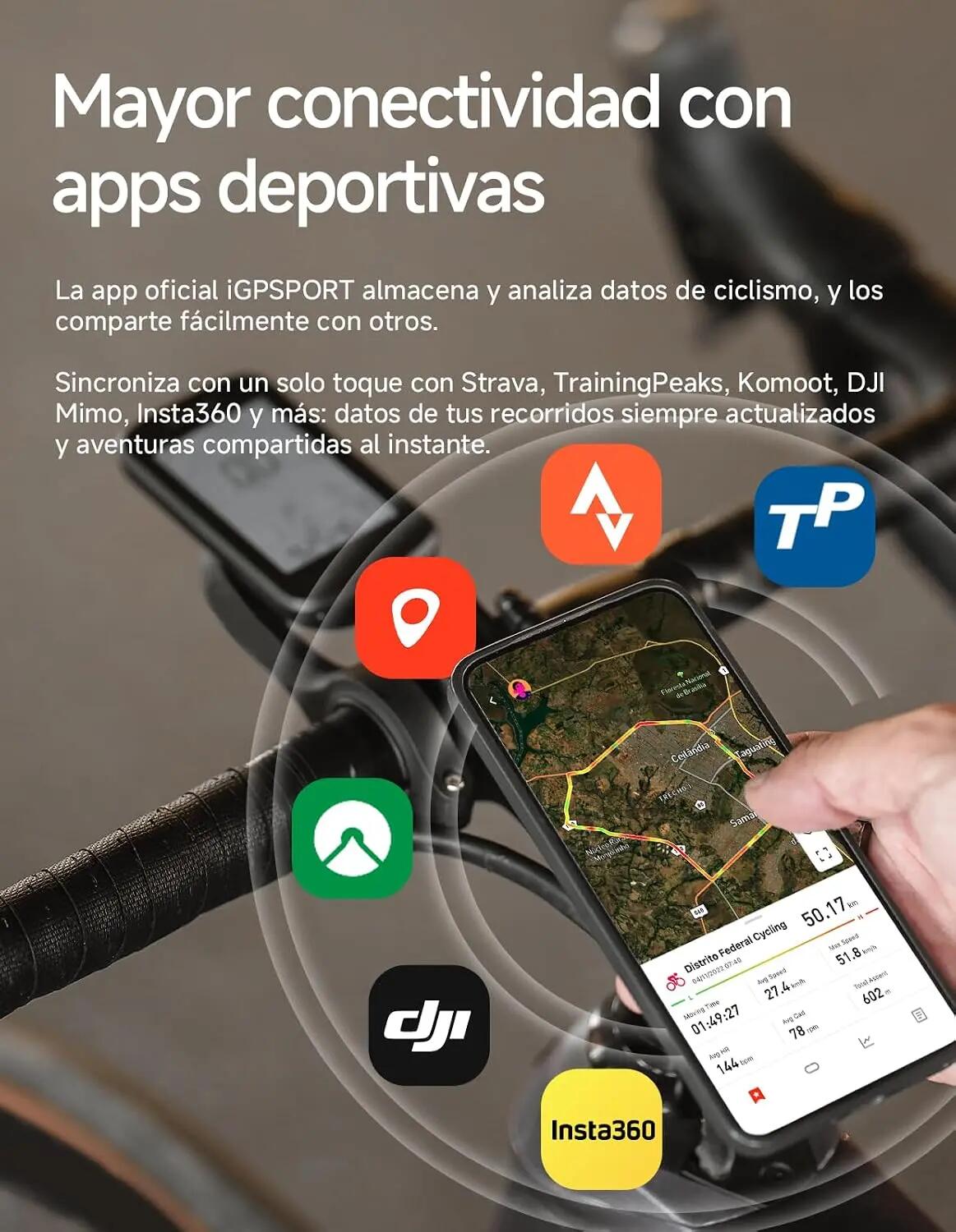 GPS-Fahrradcomputer IGPSPORT BSC100 Max 8/9