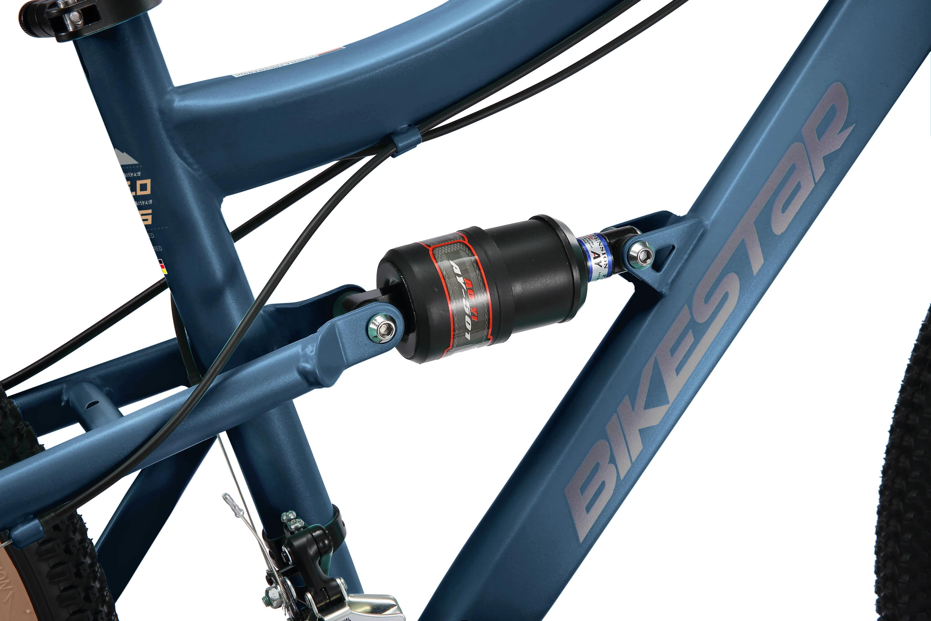 VTT 26", tout suspendu, 21 vitesses, frein à disque 6/14