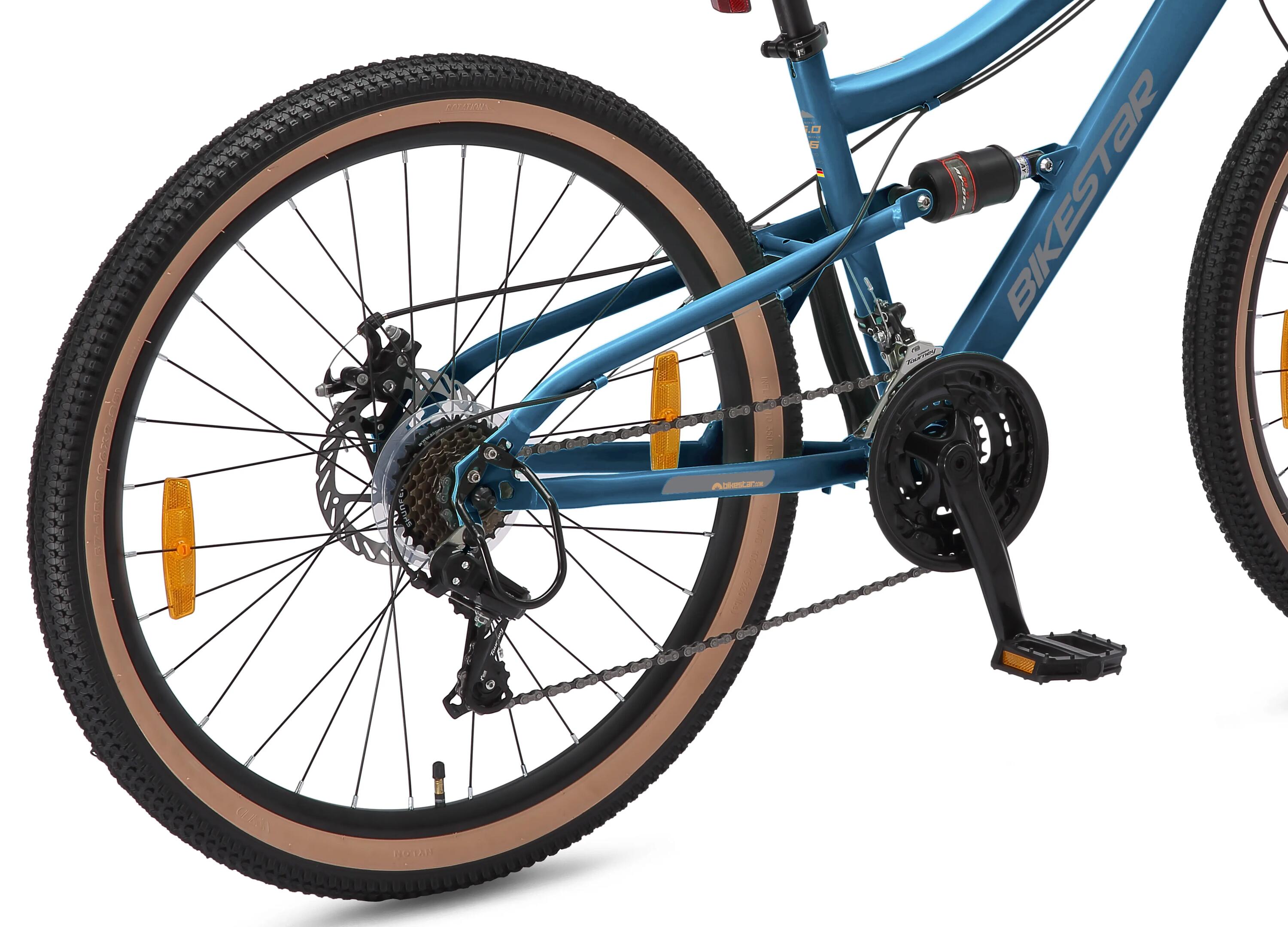 VTT 26", tout suspendu, 21 vitesses, frein à disque 13/14