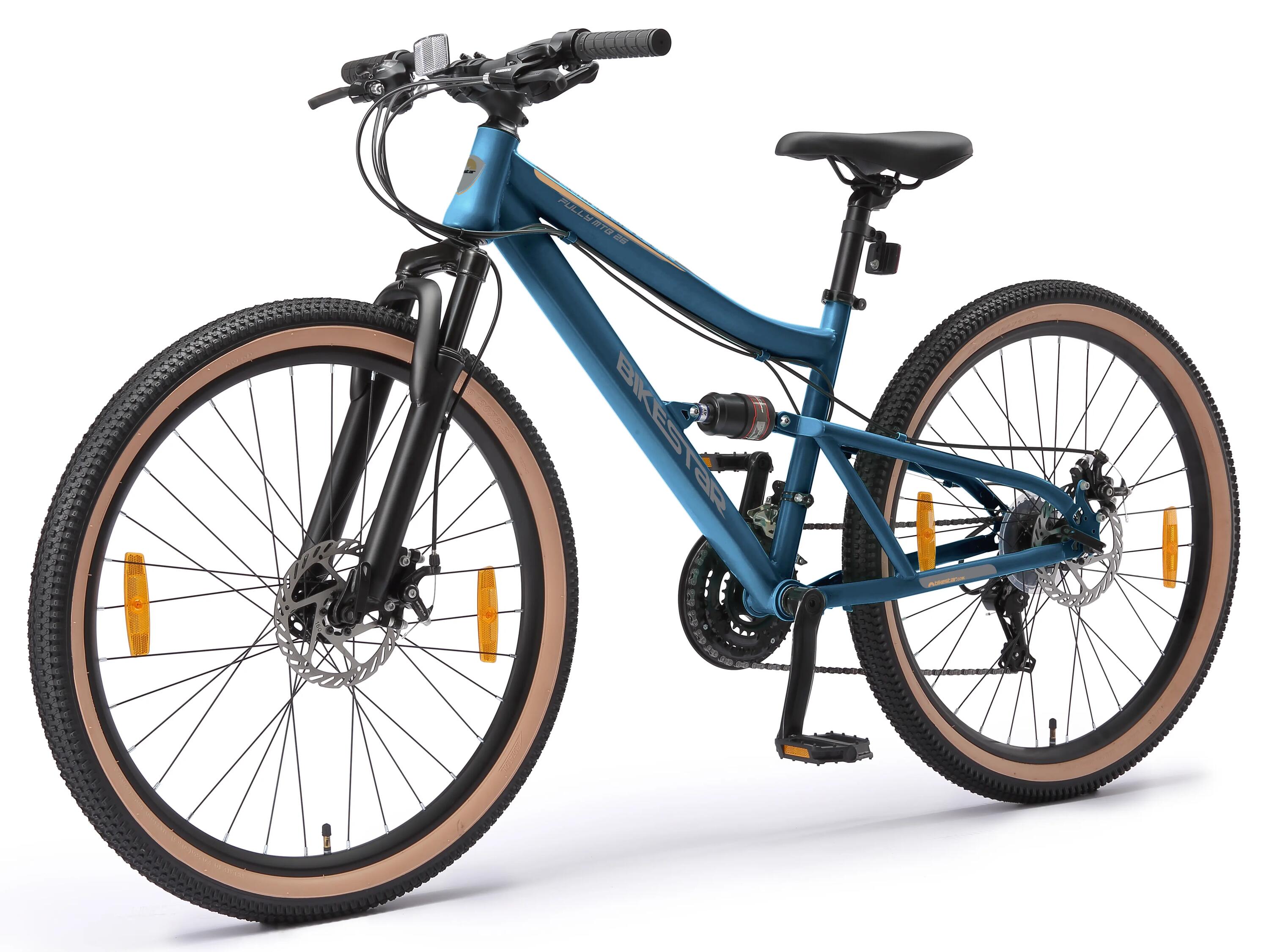 VTT 26", tout suspendu, 21 vitesses, frein à disque 12/14