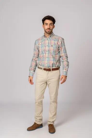 PANTALON CHINO CLASSIC BEIGE 2/4