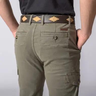 PANTALON CARGO VERDE 2/5
