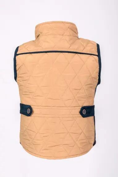 CHALECO NIÑA BEIGE 4/4