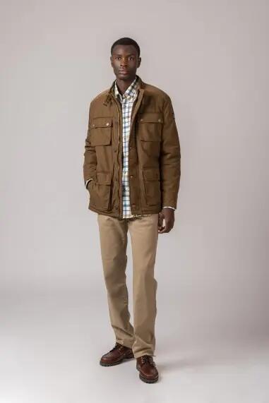 PARKA 4 BOLSILLOS WEST CAMEL 4/5