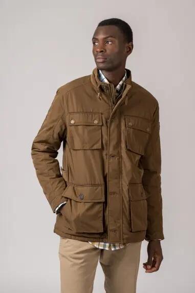 PARKA 4 BOLSILLOS WEST CAMEL 3/5