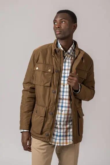 PARKA 4 BOLSILLOS WEST CAMEL 2/5