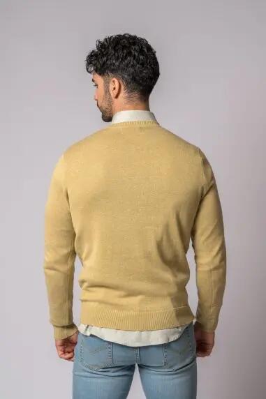 JERSEY CUELLO PICO MOSTAZA 5/5