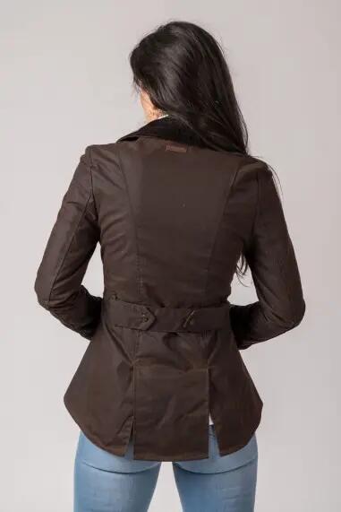CHAQUETA ENCERADA AMBLE MARRÓN 5/5