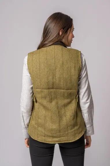 CHALECO TWEED LIGHT SAGE 5/5