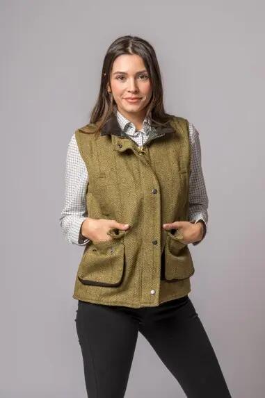 CHALECO TWEED LIGHT SAGE 4/5
