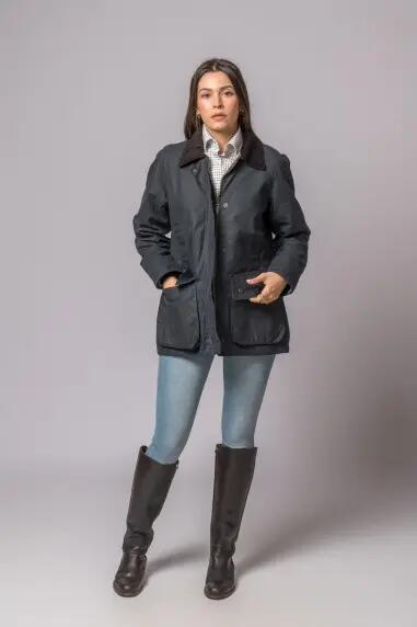 CHAQUETA ENCERADA WOMAN WAX CLASSIC 3/5