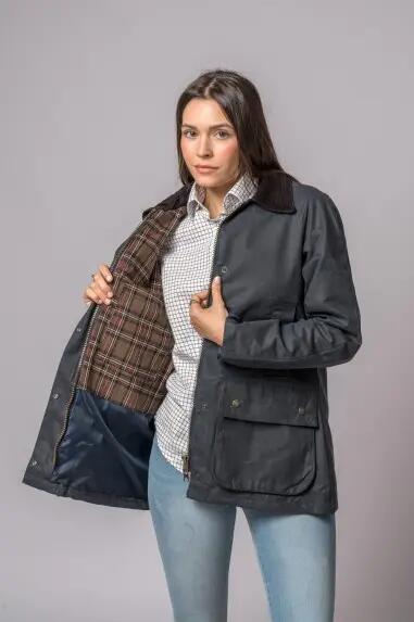 CHAQUETA ENCERADA WOMAN WAX CLASSIC 2/5