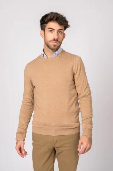 SUETER CUELLO REDONDO CAMEL 1/5