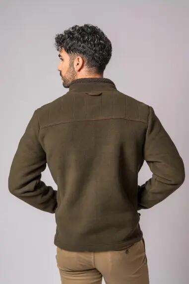 CHAQUETA POLAR ORLEANS CAMEL OLIVE 5/5