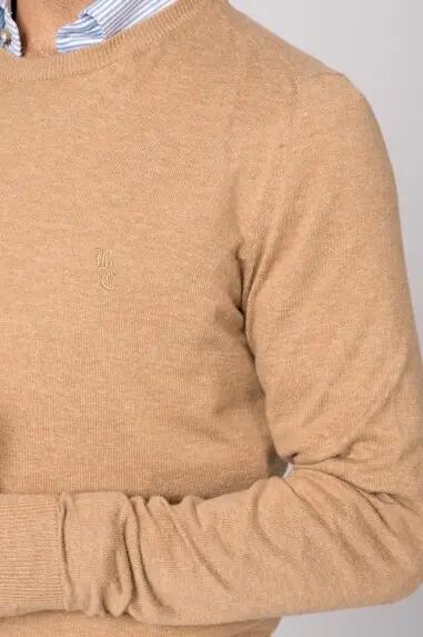 SUETER CUELLO REDONDO CAMEL 4/5