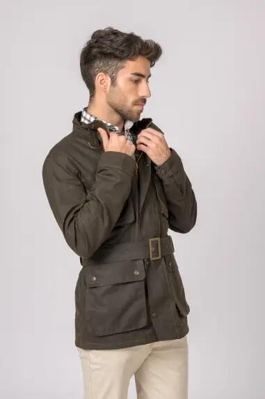 CHAQUETA DENILSON BELT VERDE 2/5