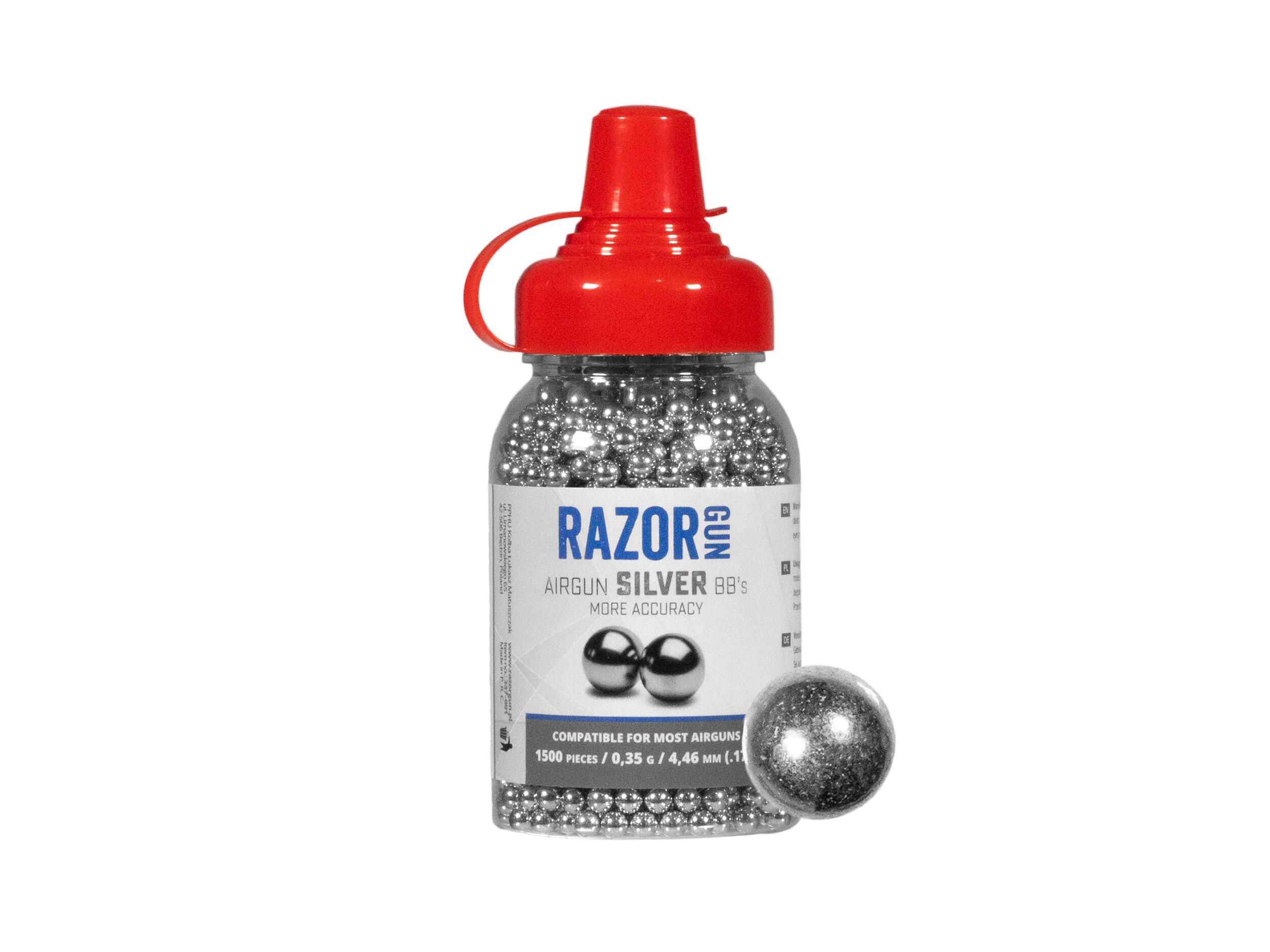 Śrut BBs RazorGun Silver 4,46 mm 1500 szt. 2/2