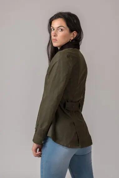 CHAQUETA ENCERADA AMBLE VERDE 5/5