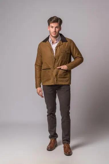 CHAQUETA ENCERADA PATRICK CAMEL 4/5