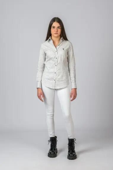 CAMISA CUADROS VERDE Y MARRÓN 4/5