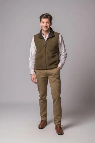 CHALECO POLAR BERLIN CAMEL OLIVE 4/5