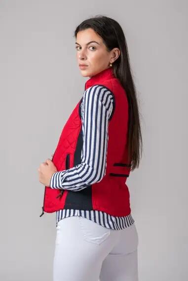 CHALECO ACEDERA ROJO 3/5