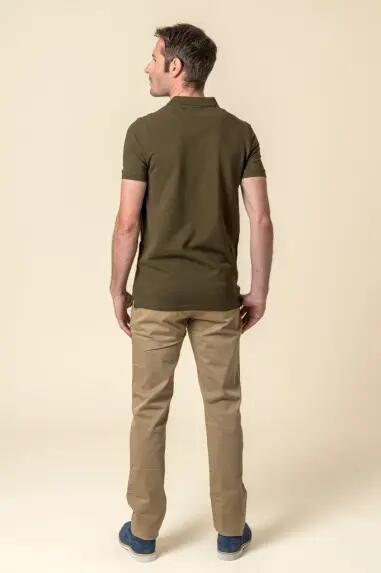POLO BRITISH VERDE KAKI 2/5
