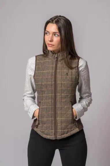 CHALECO ACEDERA ESPIGA TWEED 3/5