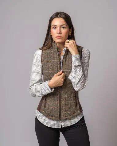 CHALECO ACEDERA ESPIGA TWEED 2/5
