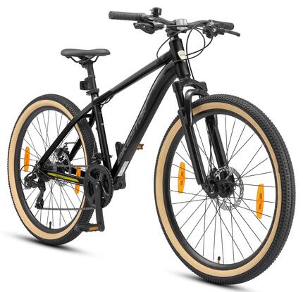 VTT 26" aluminium, semi-rigide, 21 vitesses, frein à disque
