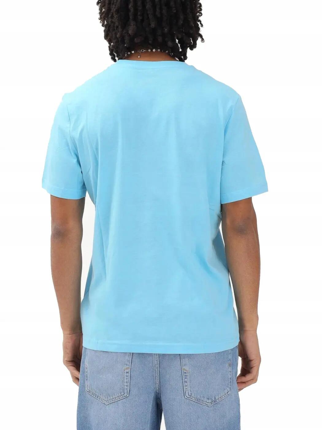 Puma T-Shirt Uomo Essentials 2 Colour N.1 Logo Fresh Water Cotone Azzurro S 5/5