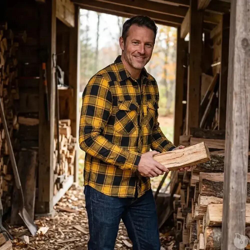 Chemise à carreaux Brandit® - Jaune et noire - Homme 4/4