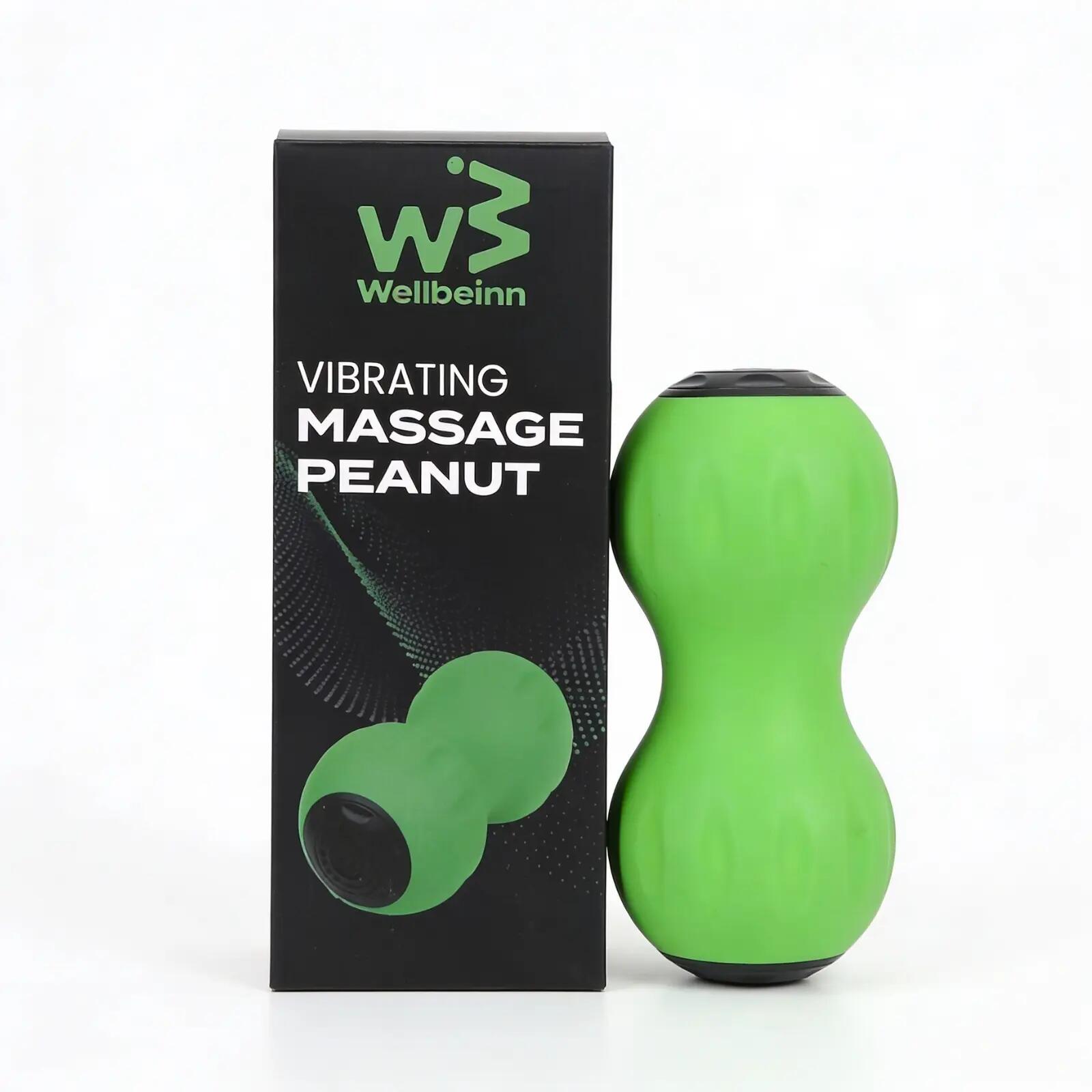 Balle de Massage Double Cacahuète WELLBEINN Dos et Cervicales Vibrante 10/10