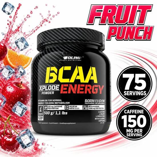 Bcaa | Bcaa Xplode Powder Energy (500g) | Fruit Punch