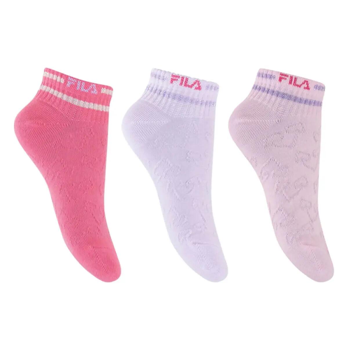 JUNIOR GIRL INVISIBLE SOCKS 3 PACK 1/5