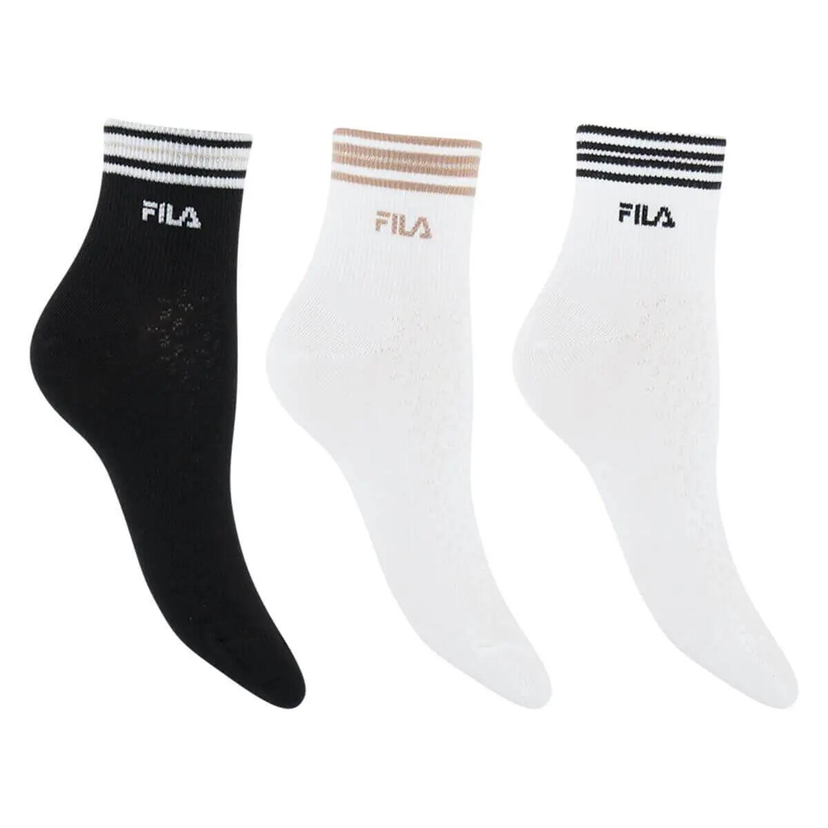 WOMAN QUARTER SOCKS 3 PACK 1/5
