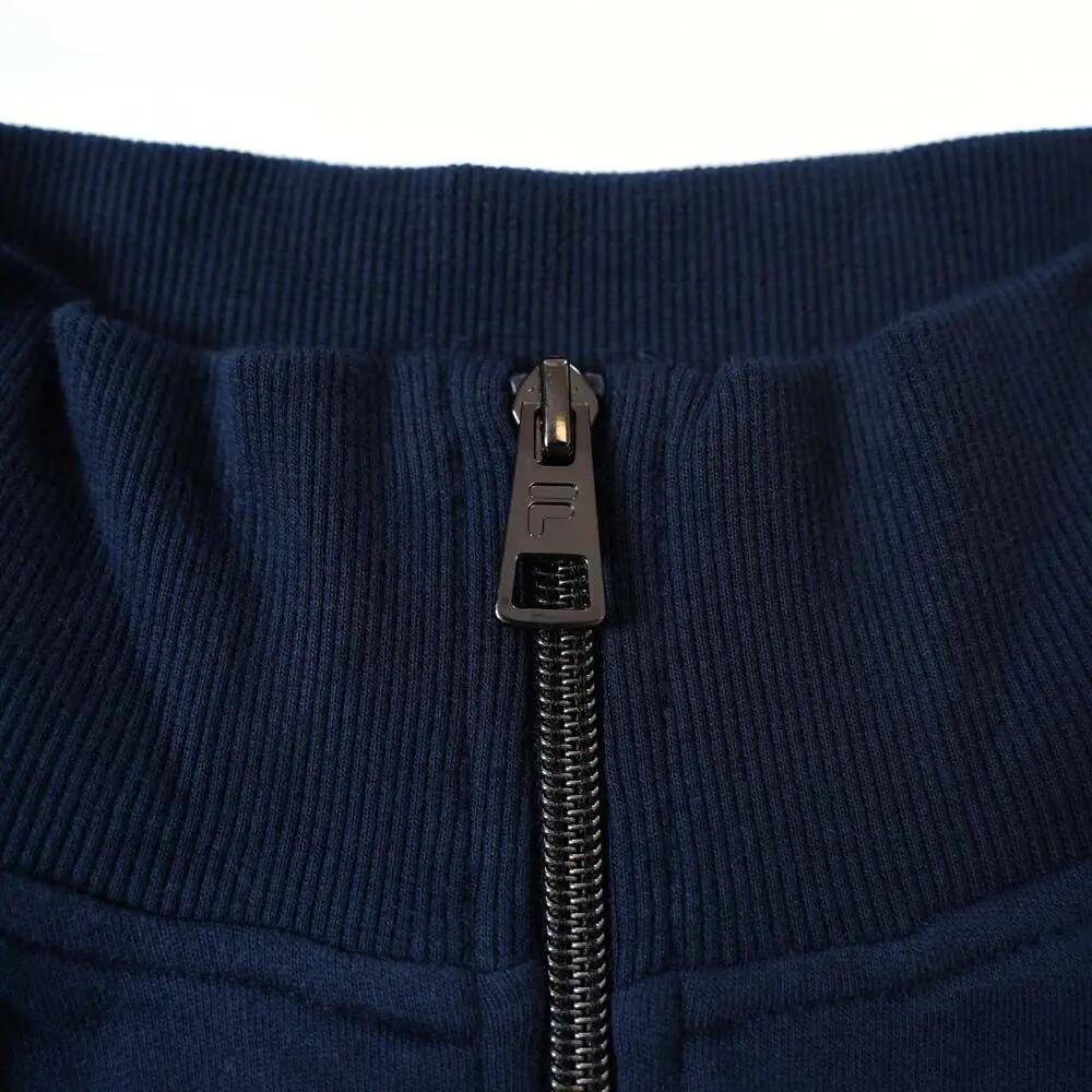 MAN LONG PYJAMAS IN COTTON BRUSHED FLEECE FULL ZIP 6/7