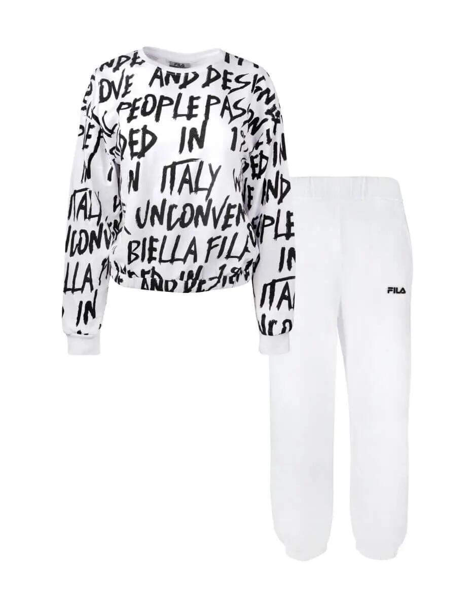 Women Brushed Cotton Fleece Pyjamas 2/7