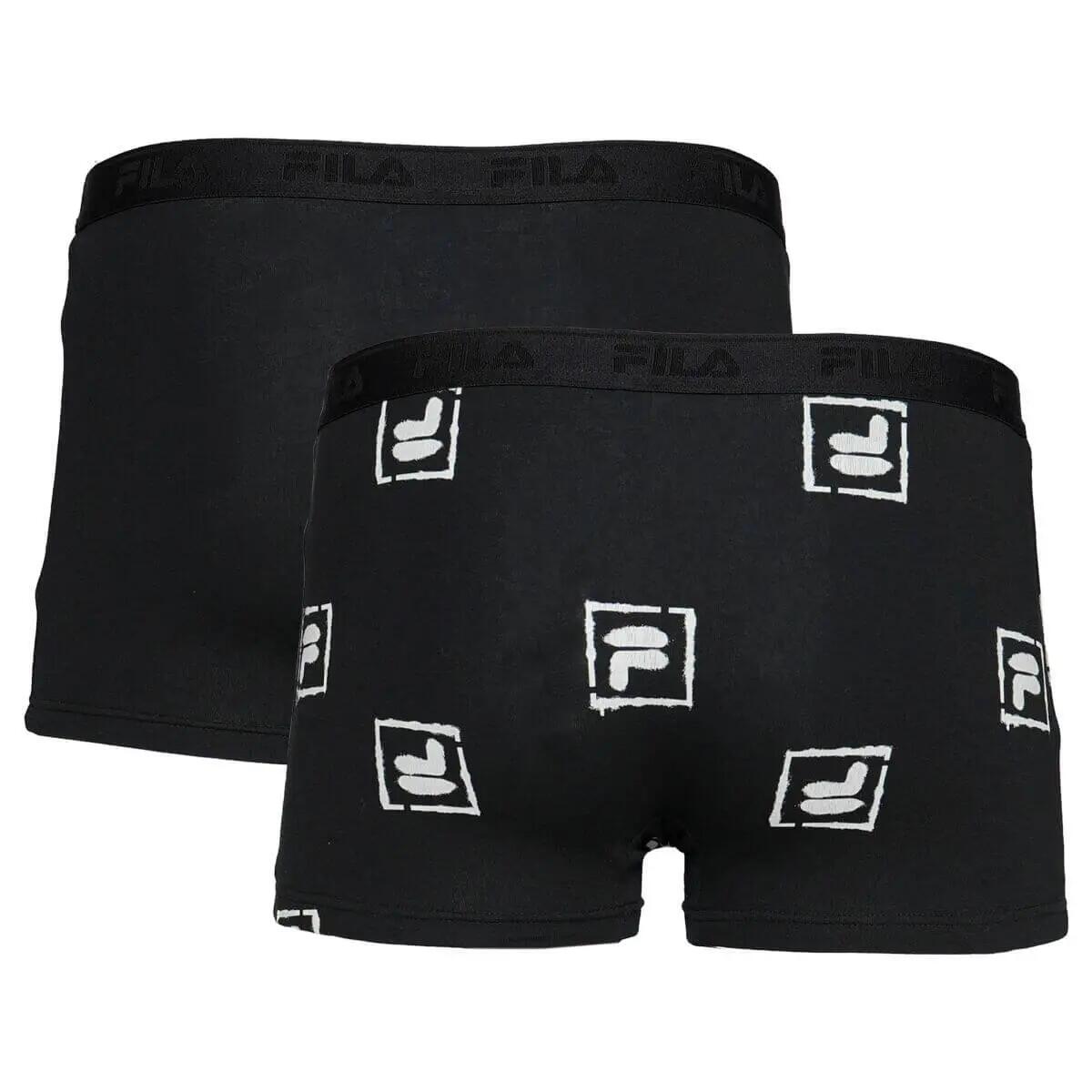 MAN BOXER ELASTIC WITH LOGO PACK OF 2 PIECES 4/7