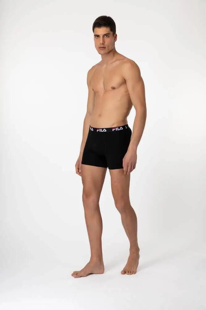 MAN BOXER ELASTIC WITH LOGO MIDI LENGHT LEG 5/7