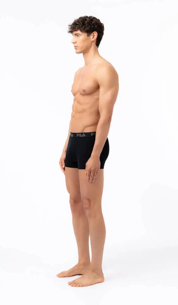 MAN BOXER ELASTIC WITH LOGO PACK OF 2 PIECES 7/7