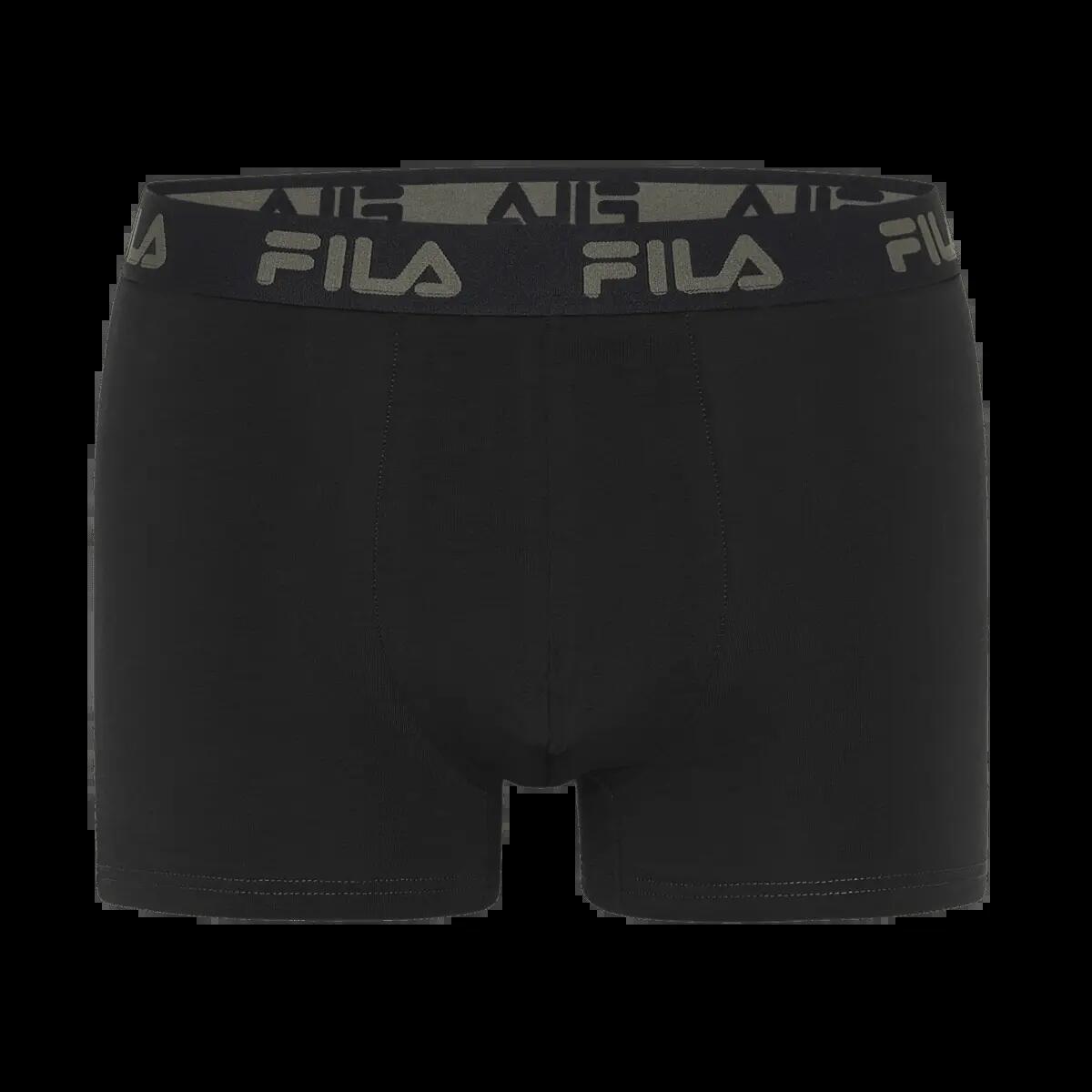 MAN BOXER ELASTIC WITH LOGO PACK OF 2 PIECES 2/7