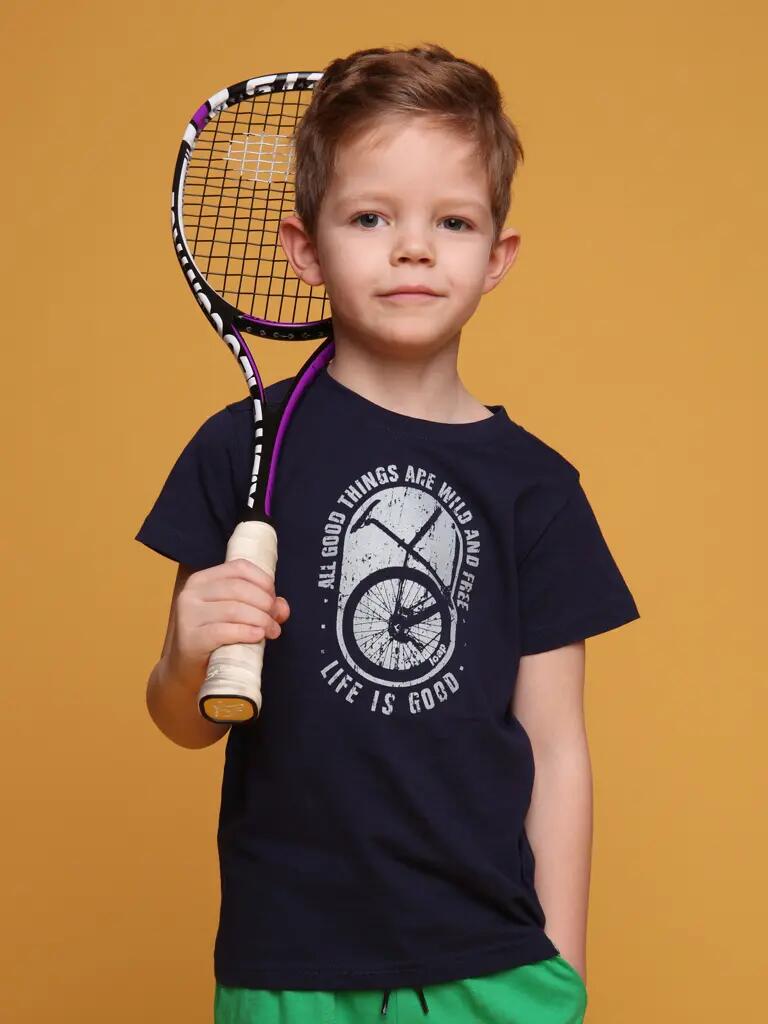 Camiseta infantil Baakis 116 - Algodão suave e impressão moderna 2/5