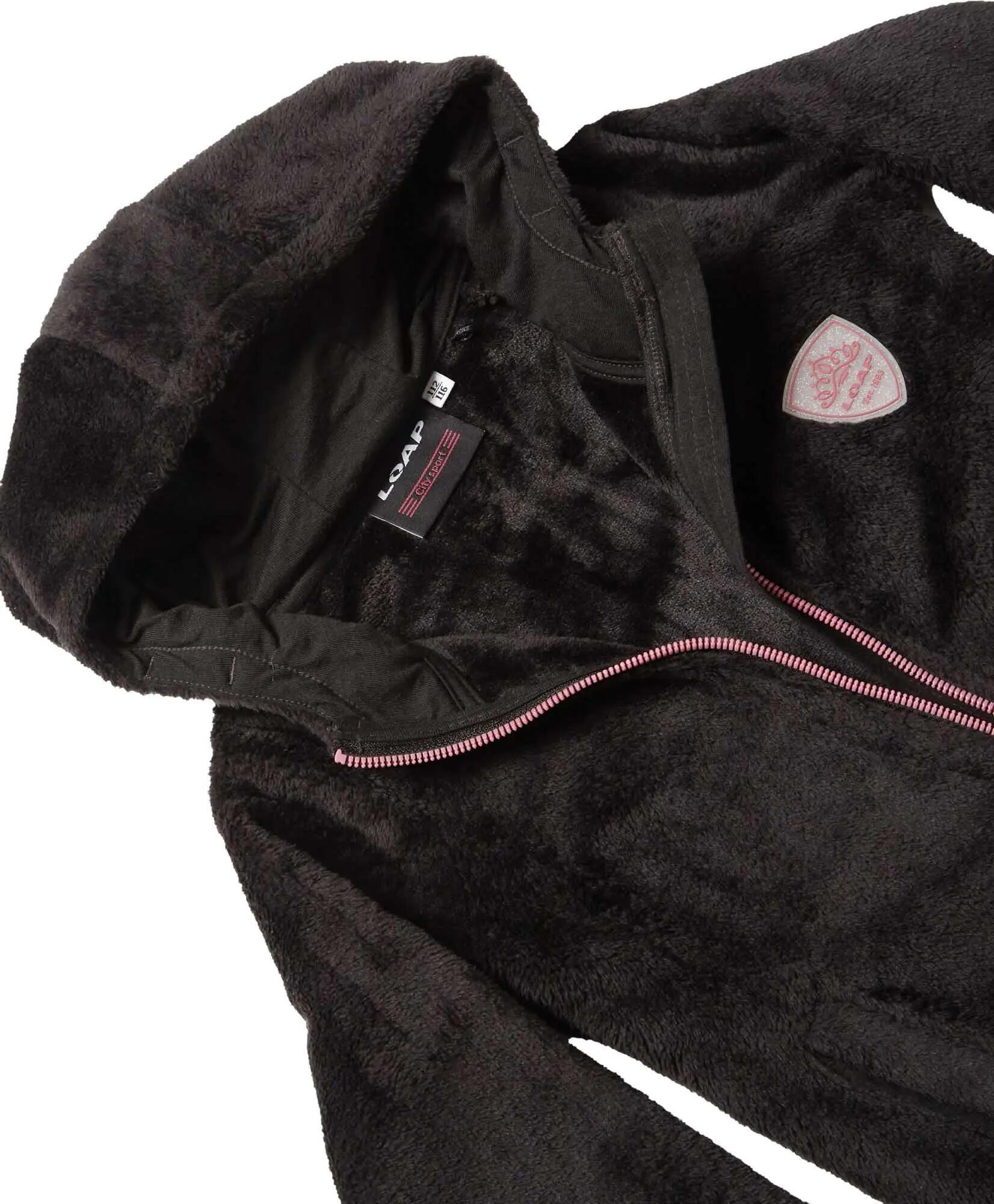 Bluza dziewczęca Loap Chemila czarna 3/4