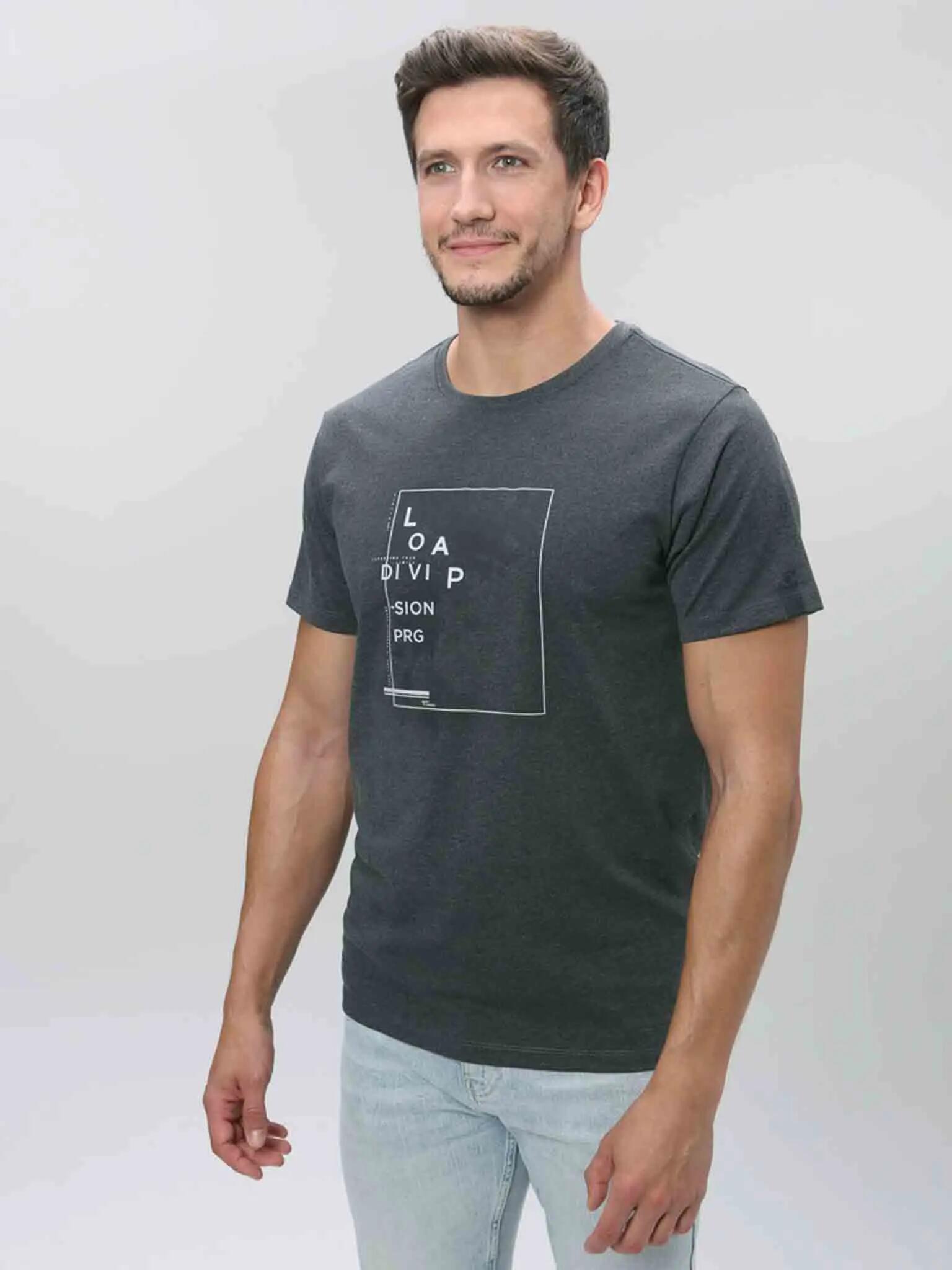 Pánské tričko Loap Bohor Gray 4/5