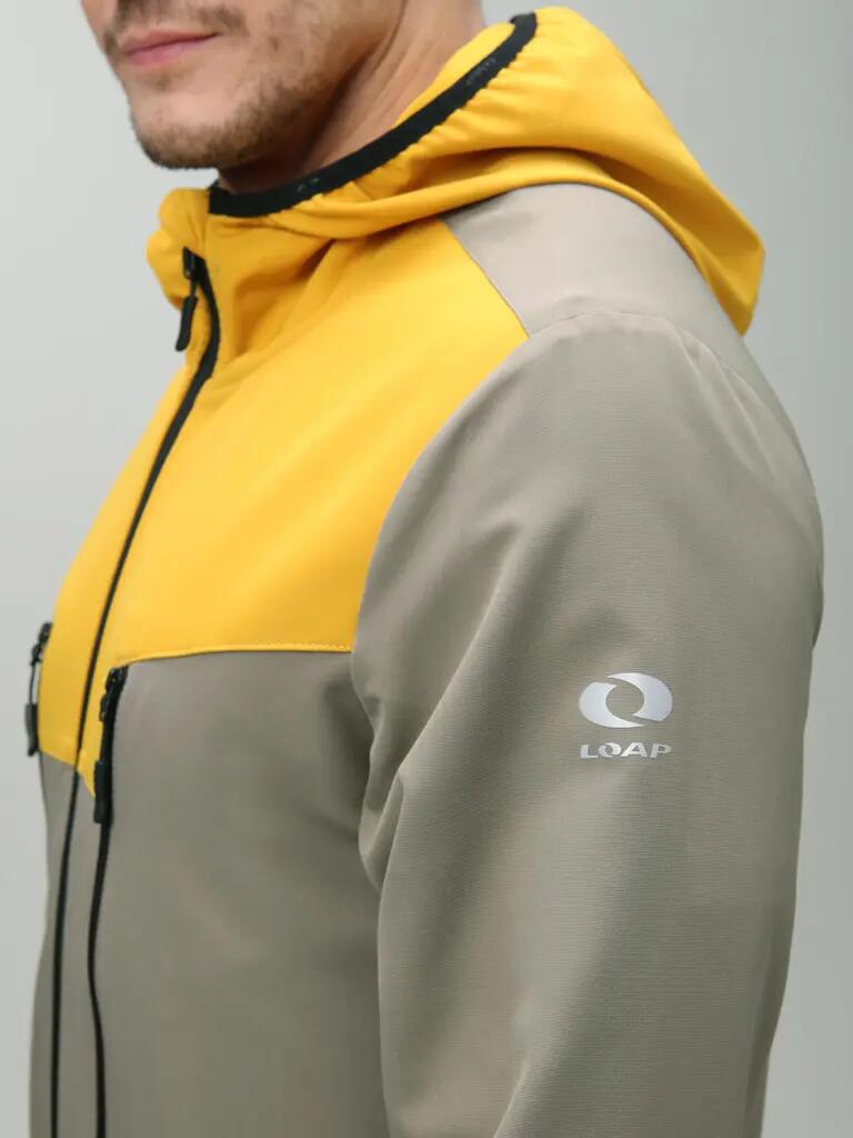 Męska kurtka softshell Loap Urland Beżowa 8/9