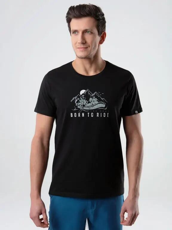 Férfi póló Loap Ballu Black 3/6