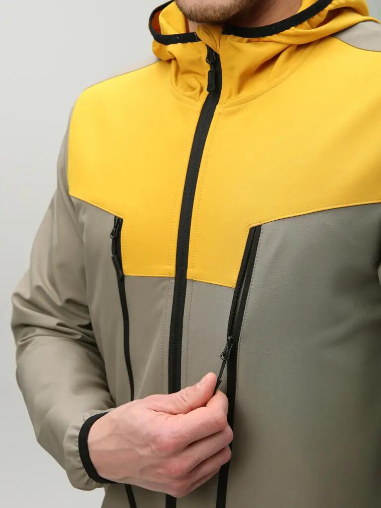 Męska kurtka softshell Loap Urland Beżowa 7/9